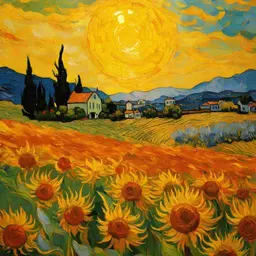 Pintura creada en Picasso IA