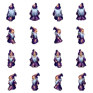 Wizard in colorful robe