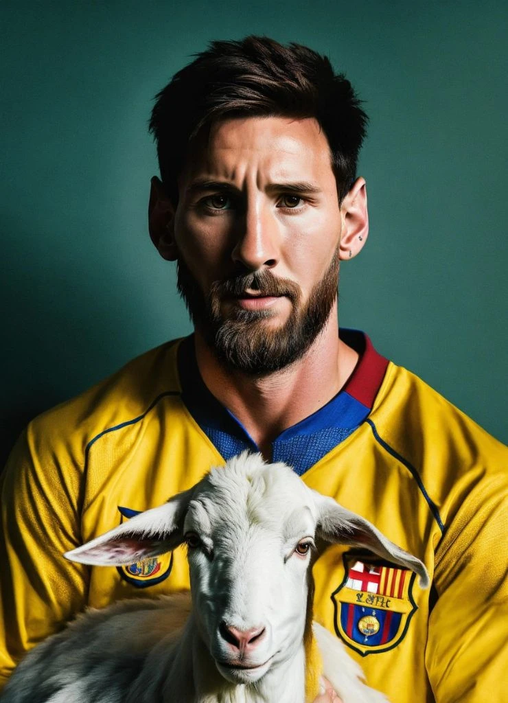 Image de Messi Généré par Picasso IA