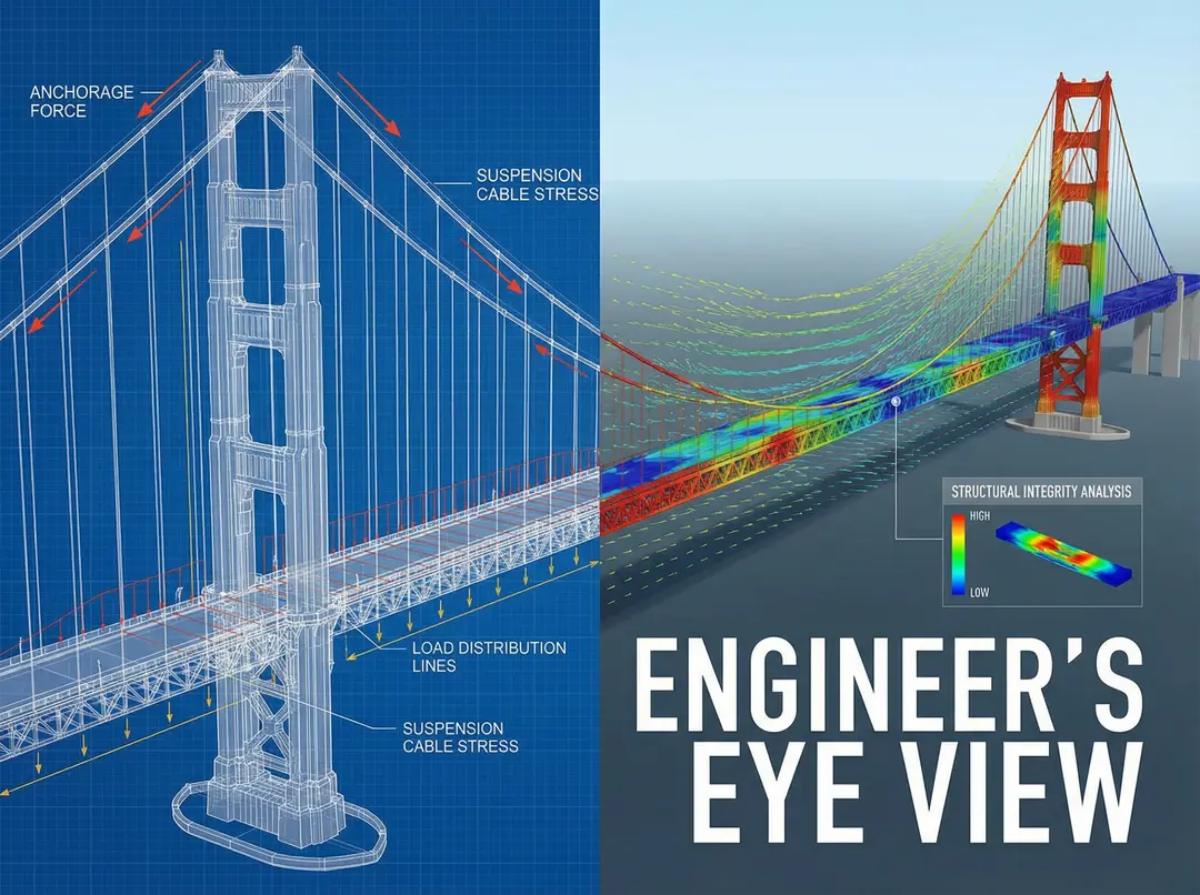 How engineers see the San Francisco Bridge