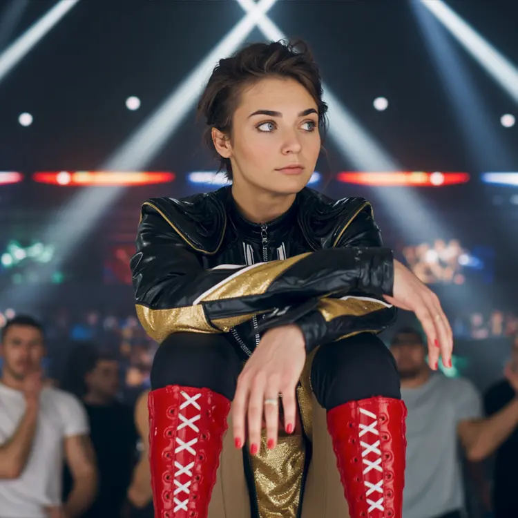 she is participating in a wwe smackdown