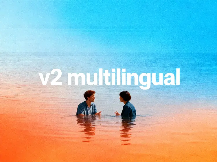 v2 Multilingual: voz en off con IA en más de 30 idiomas