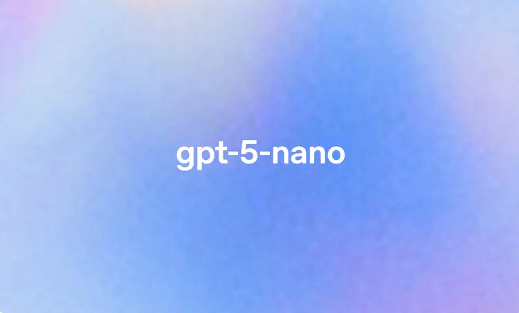 gpt-5-nano : Génération de texte rapide et efficace