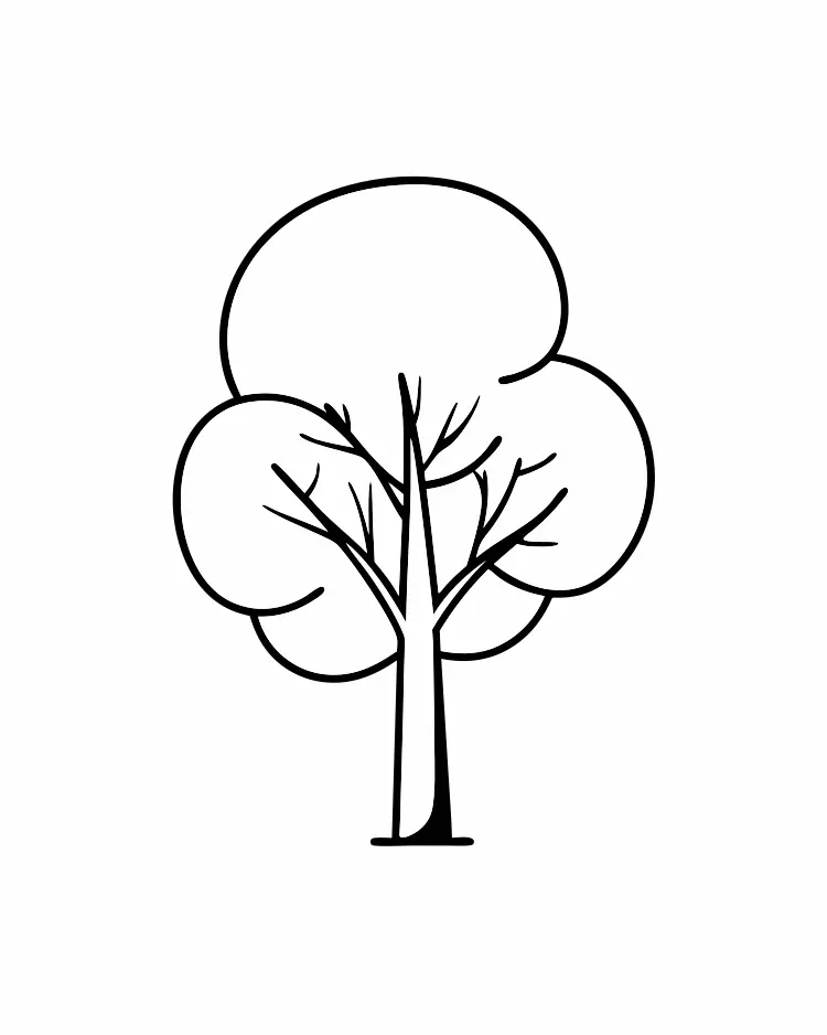 أيقونة شجرة بسيطة للتطبيق