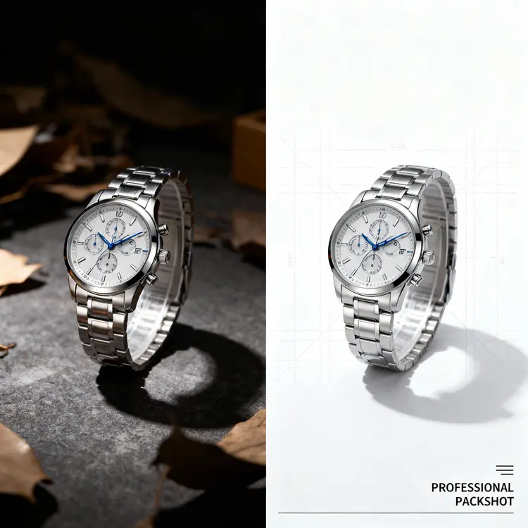 التقاط صورة منتج احترافية: صور منتجات بالذكاء الاصطناعي عبر الإنترنت