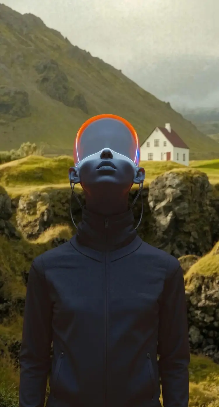 Combine these photos into one fluid scene