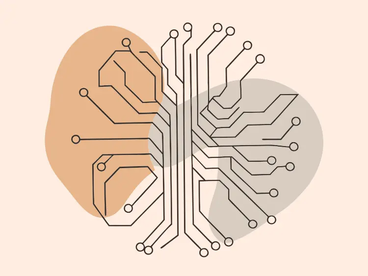 أيقونة تقنية حديثة، خطوط لوحة الدوائر