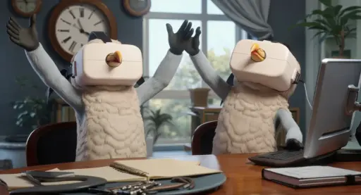 दोनों पक्षी अब सफल लॉन्च का जश्न मना रहे हैं