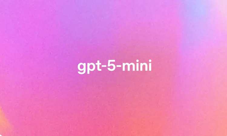 GPT-5 Mini: तेज़ बड़े भाषा मॉडल टेक्स्ट जनरेशन