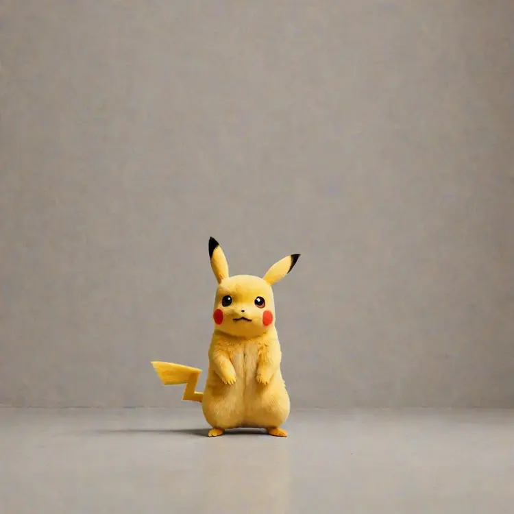 Photography, full body of real life pikachu portrait, symmetrical, highly detailed, smooth, sharp focus, cinematic lighting, kkw-ph1