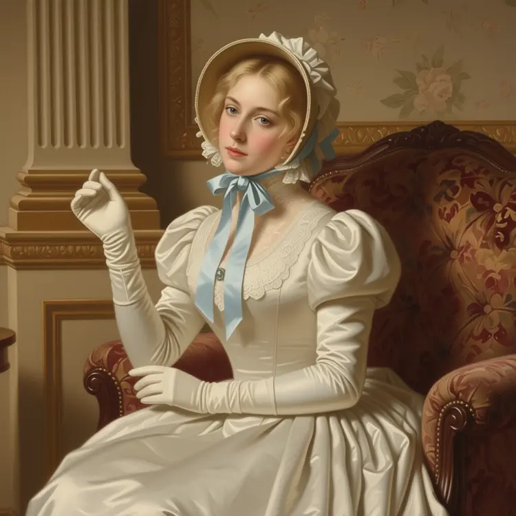 The woman in image 2 adopts the pose from image 1