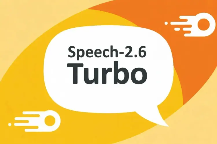 Générez des voix off naturelles avec Speech 2.6 Turbo