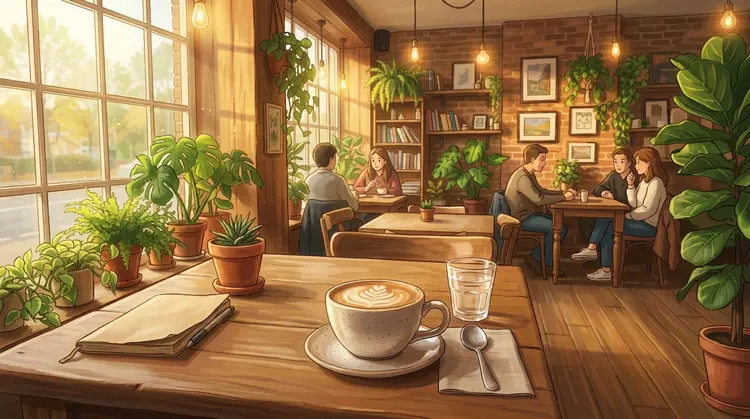 Transform this photograph into a Studio Ghibli anime style illustration. Keep the same composition but render everything with soft cel-shading, warm colors, and the dreamy atmosphere of a Miyazaki film.