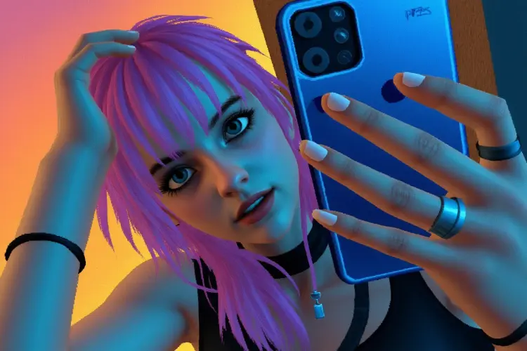 render this image like a ps1 game (no UI)